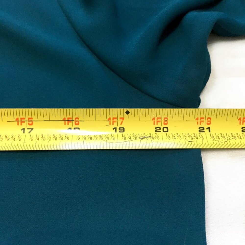 Loft Women's Teal Blouse Size Medium - Picture 4 of 5